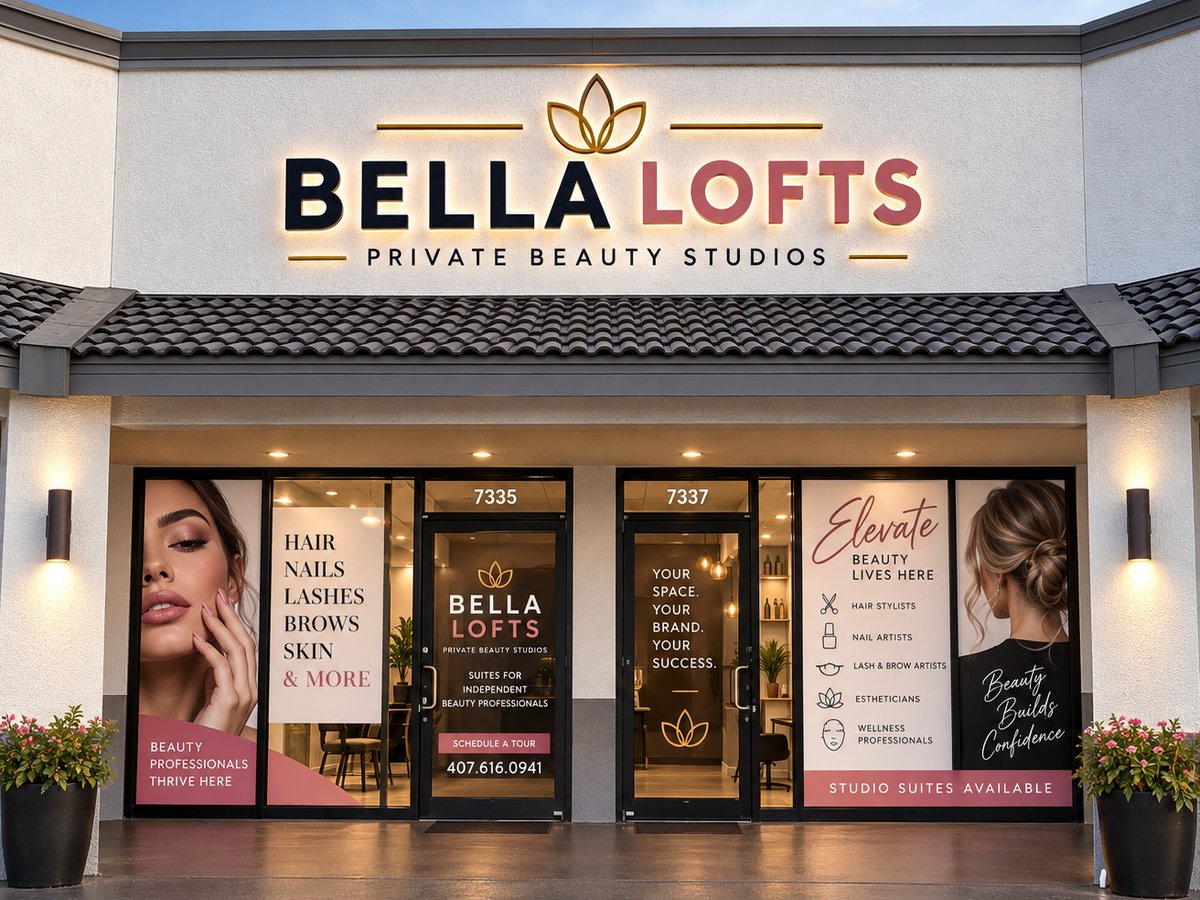 Salon Suites concept for Lake Underhill Plaza